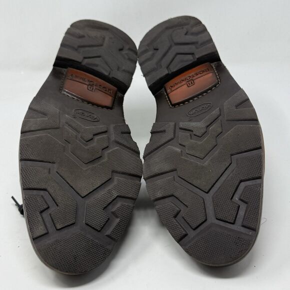 Bostonian Saddle Oxford Shoes Mens 10.5 Brown Suede Leather Bucks Casual USA